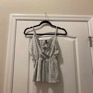 Shein cross cross poky dot shirt